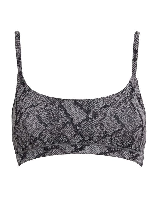 Skims Gray Fits Everybody Scoop-Neck Bralette