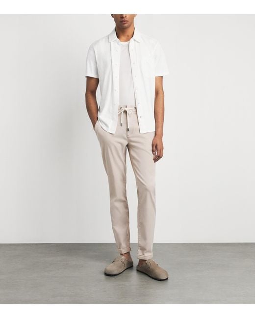 PAIGE Gray Drawstring Fraser Chinos for men