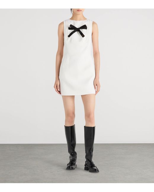 Prada White Natté Dress