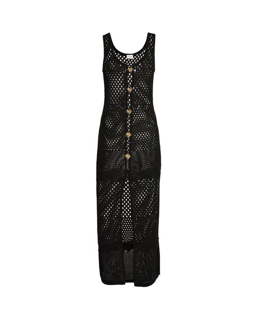 Evarae Black Knitted Mara Beach Dress