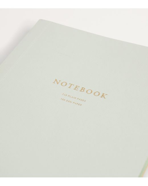 Harrods White Plain A5 Notebook Refill