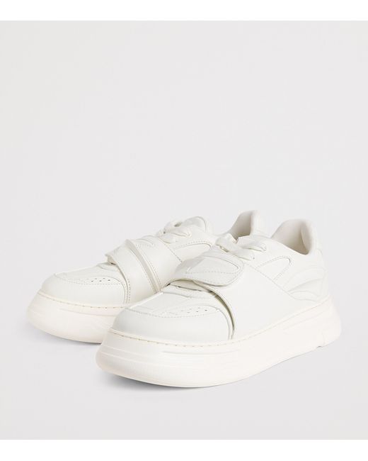 Emporio Armani White Chunky Low-Top Sneakers for men