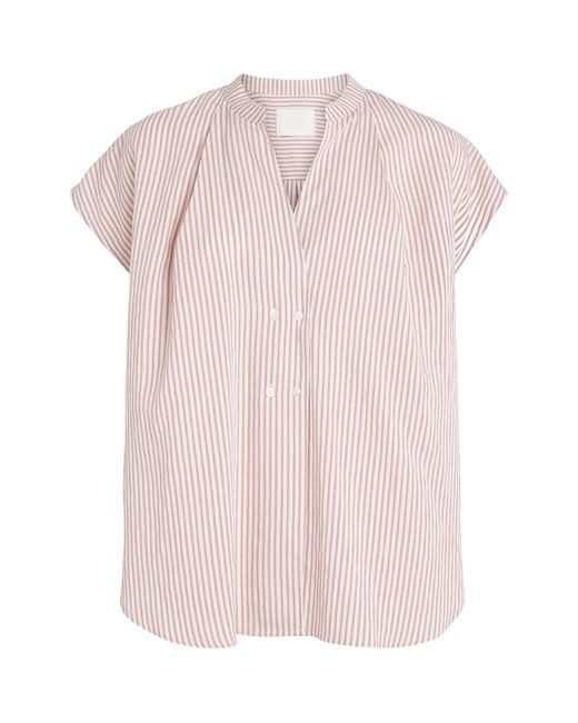 Citizens of Humanity Pink Stripe Penelope Blouse