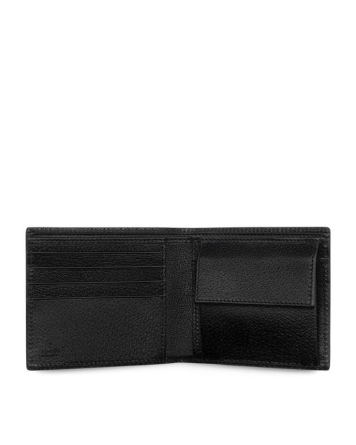 Gucci Black Leather Gg Marmont Coin Wallet for men