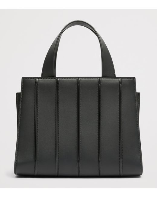 Max Mara Black Medium Whitney Top-Handle Bag