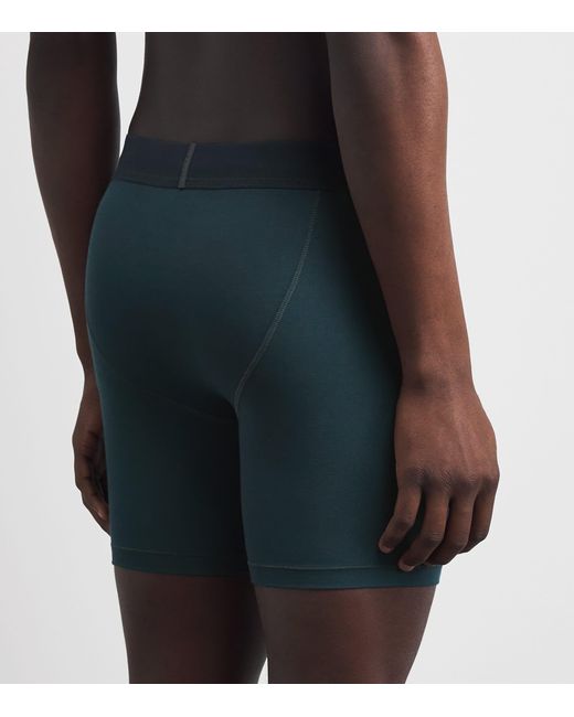 Skims Blue Stretch-Jersey Boxer Briefs for men