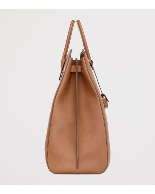 Saint Laurent Brown Large Sac De Jour Tote Bag