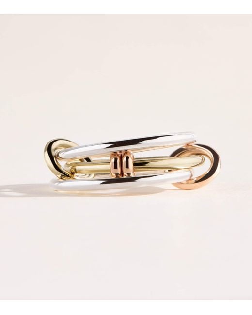 Spinelli Kilcollin Natural Mixed And Sterling Acacia Ring