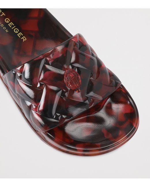 Kurt Geiger Red Jelly Meena Slides