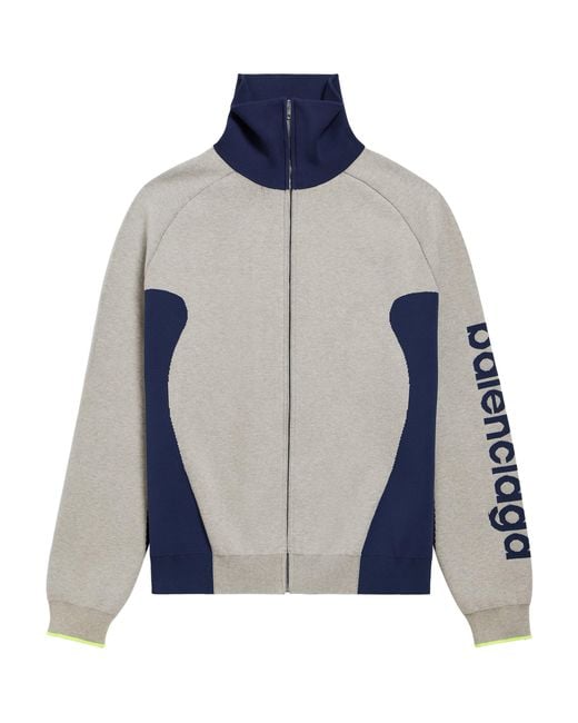 Balenciaga Blue Bodies Track Jacket for men