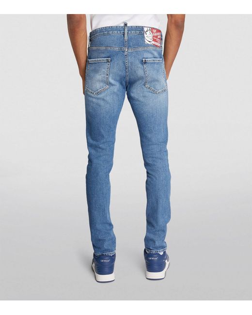 DSquared² Blue Cool Guy Slim Jeans for men