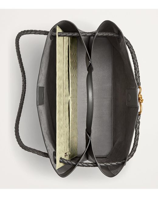 Bottega Veneta Black Large Andiamo Shoulder Bag