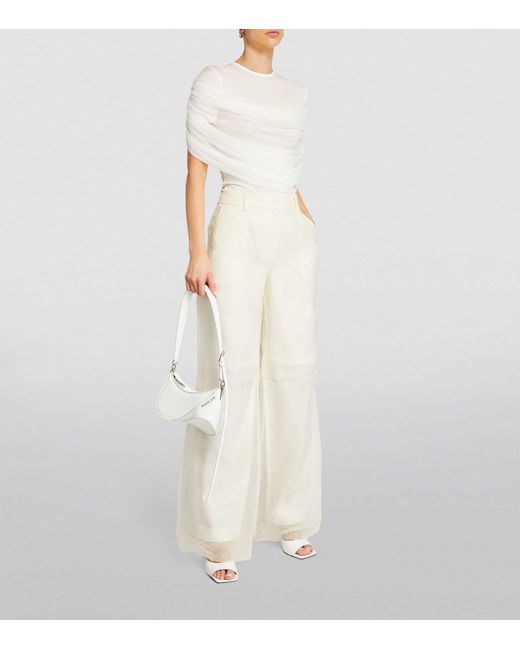 Christopher Esber White Iconica Tailored Trousers