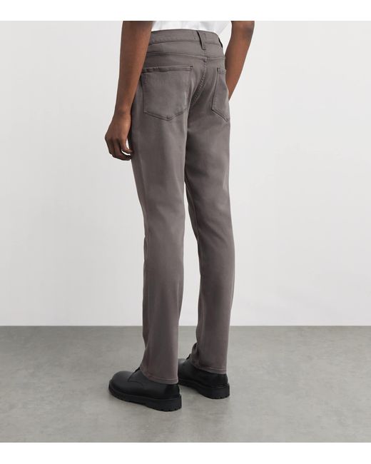PAIGE Gray Federal Slim Straight Jeans for men
