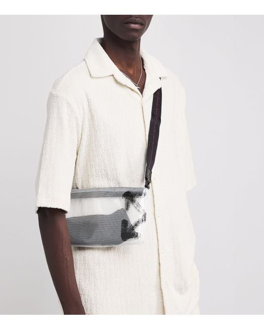 Off-White c/o Virgil Abloh Heritage Cross-Body Bag in White