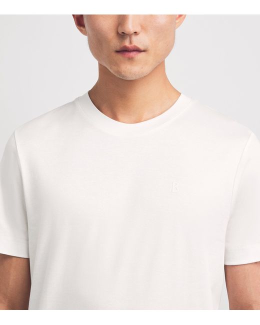 Bogner White Cotton Logo Ryan T-Shirt for men