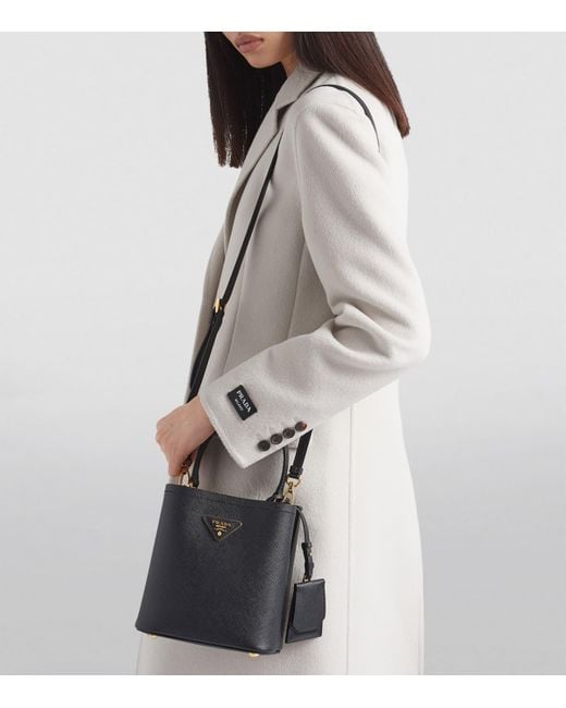 Prada light frame saffiano leather bag hotsell