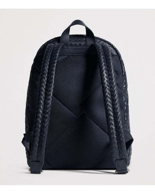 Bottega Veneta Blue Calfskin 1975 Backpack for men