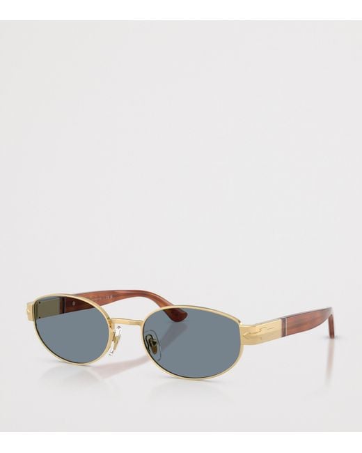 Persol Blue Po1024S Oval Sunglasses for men