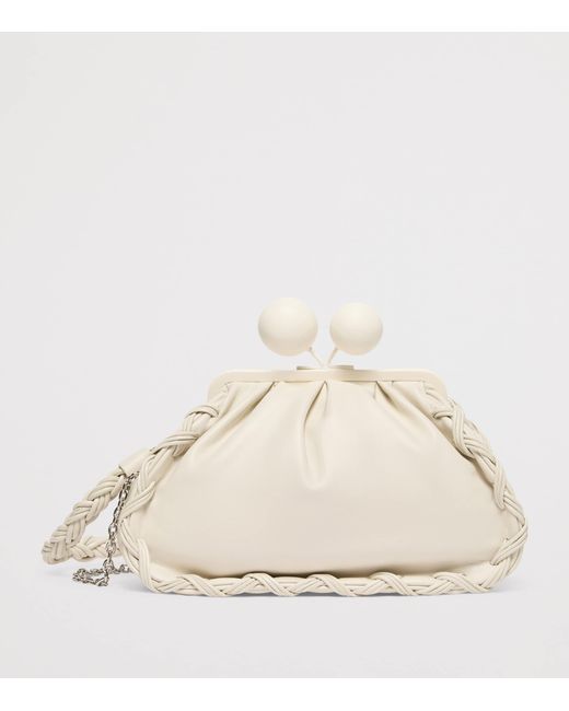 Weekend by Maxmara Natural Lambskin Pasticcino Clutch Bag