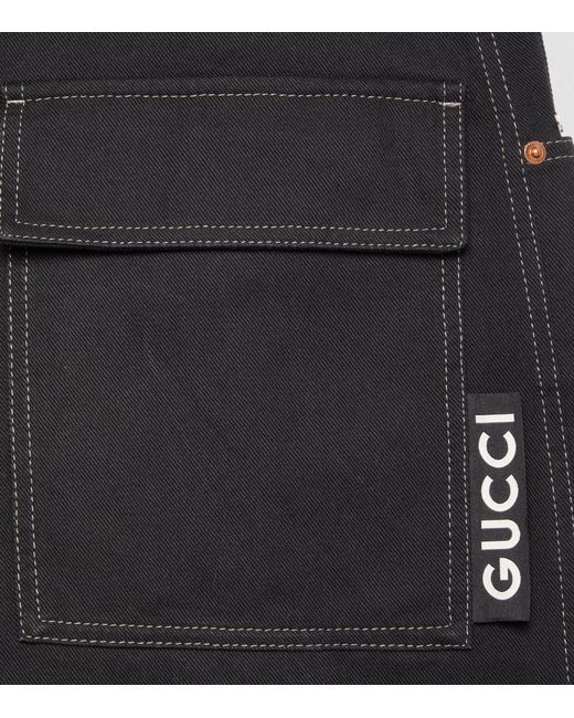 Gucci Black Oversized Jeans