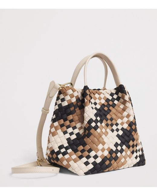 Harrods Multicolor Mini Neoprene Woven Tote Bag