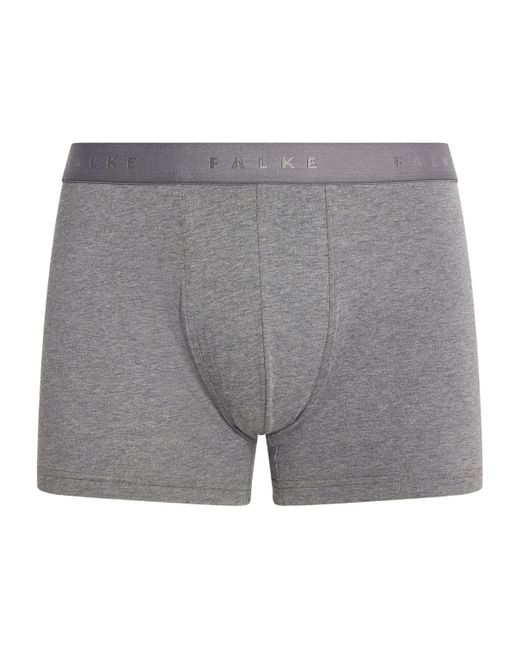 Falke Gray Daily Comfort Boxer Briefs for men
