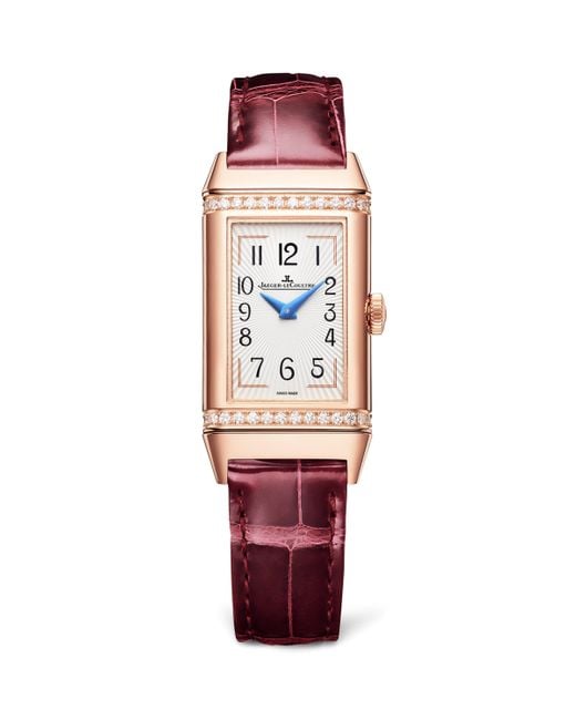 Jaeger-lecoultre Red And Diamond Reverso One Duetto Watch