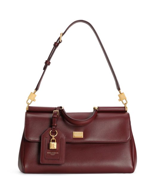 Dolce & Gabbana Purple Leather My Sicily Bag