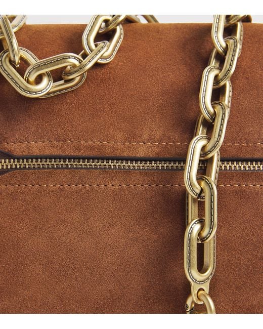 COACH Brown Suede Tabby 30 Shoulder Bag