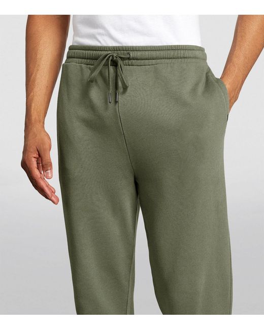 Derek Rose Green Cotton-modal Quinn Sweatpants for men