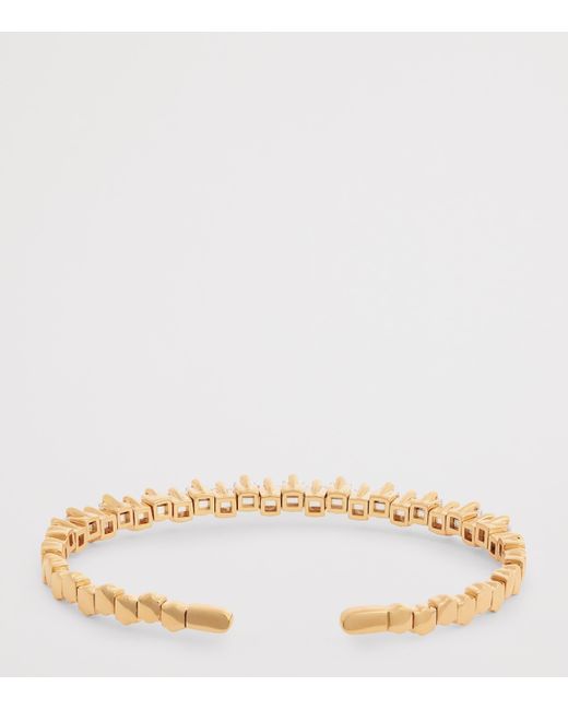 Suzanne Kalan Natural And Diamond Princess Staggered Bangle
