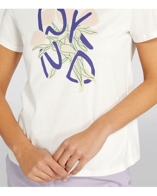 Weekend by Maxmara White Floral Print T-shirt