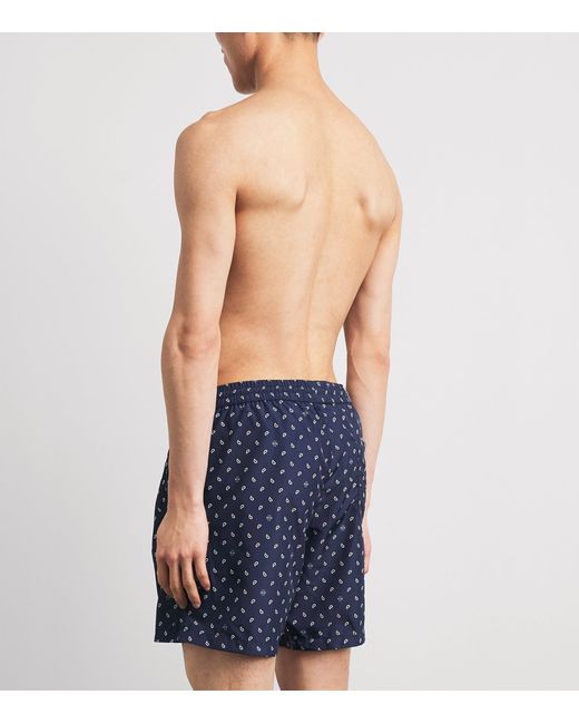 Jacob Cohen Blue Paisley Swim Shorts for men