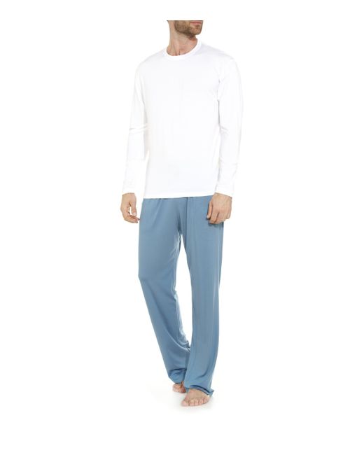 Derek Rose White Basel Lounge T-Shirt for men