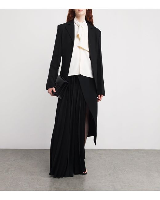 Sportmax Black Single-Breasted Blazer