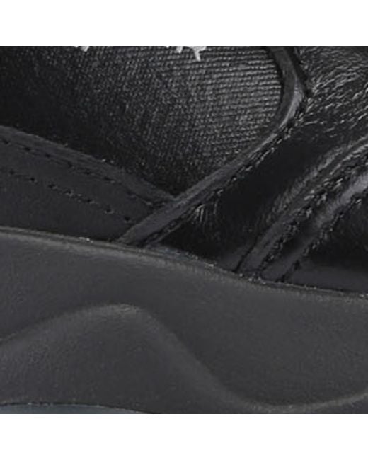 Kurt Geiger Black Leather Royston Sneakers for men