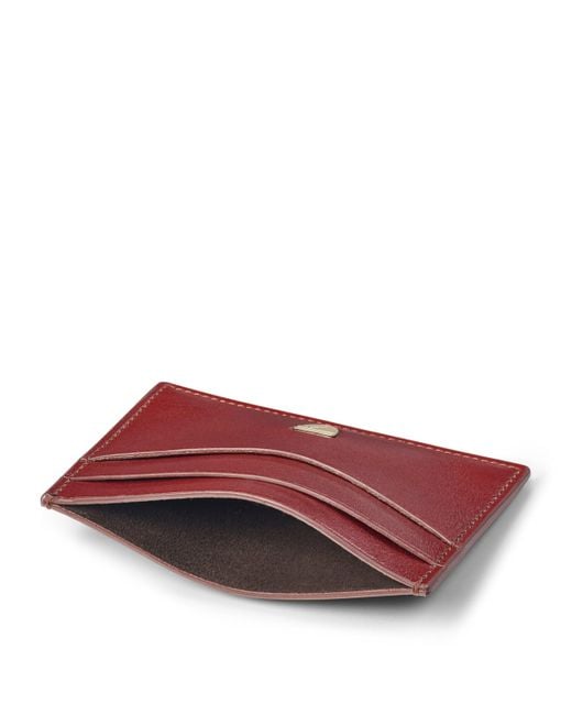 Aspinal Red Slim Card Holder