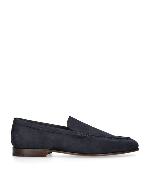 Church's Blue Suede Margate Loafers for men