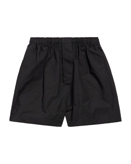 Balenciaga Black Pyjama-style Shorts for men