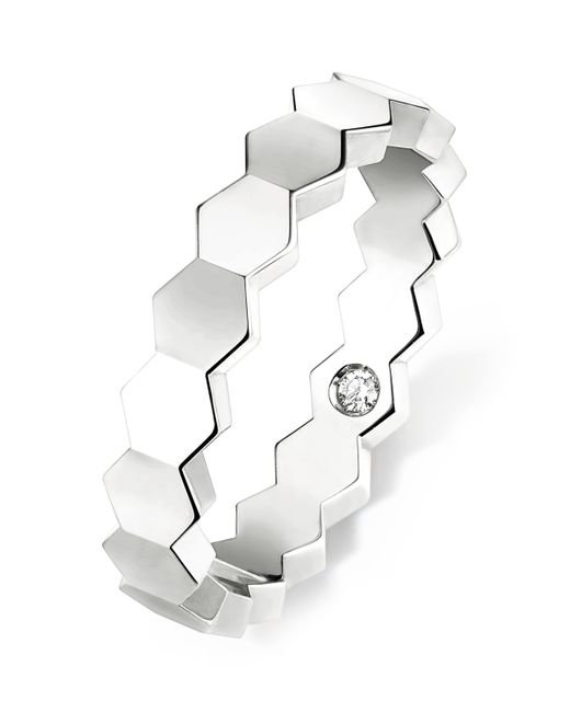Chaumet White And Diamond Bee De Ring