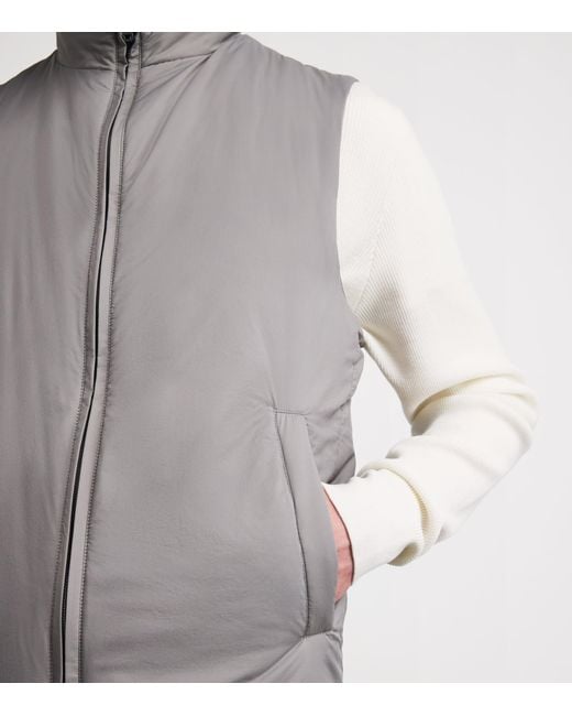 Herno Gray Ecoage Gilet for men