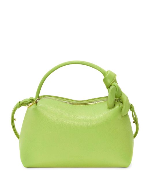 J.W. Anderson Green Small Leather Corner Top-handle Bag