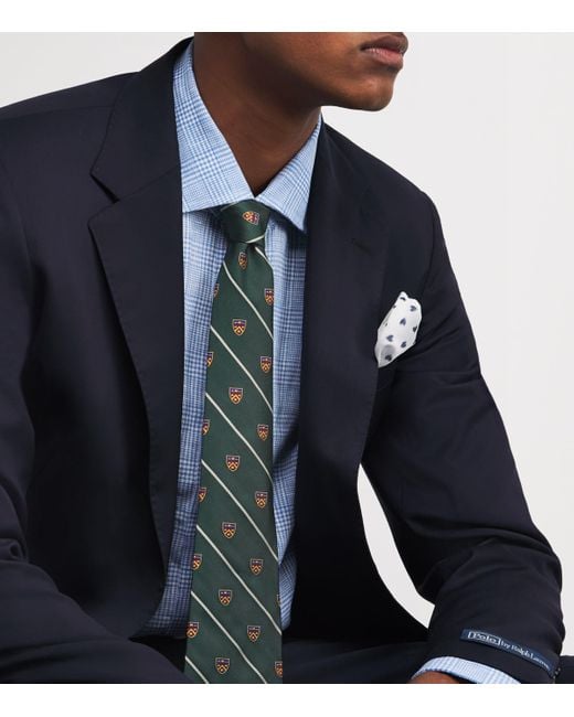 Polo Ralph Lauren Green Silk Jacquard Tie for men