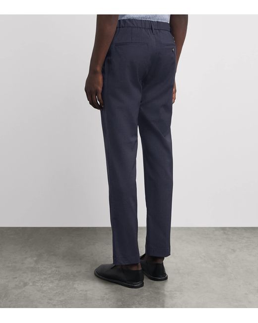 Jacob Cohen Blue Cotton Straight Chinos for men