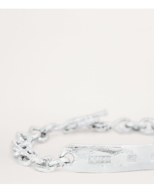 The Ouze White Sterling Hallmark Bracelet for men