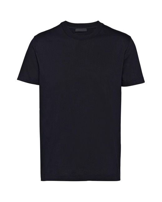 Prada Black Cotton Triangle T-shirt (3 Pack) for men