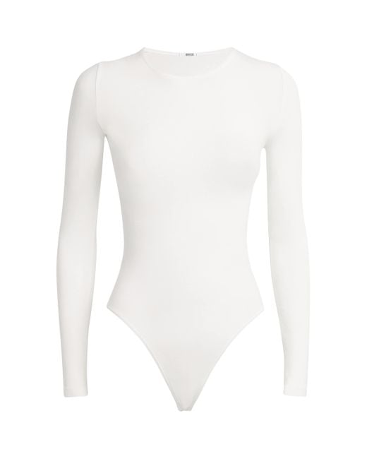 Wolford White Berlin Bodysuit
