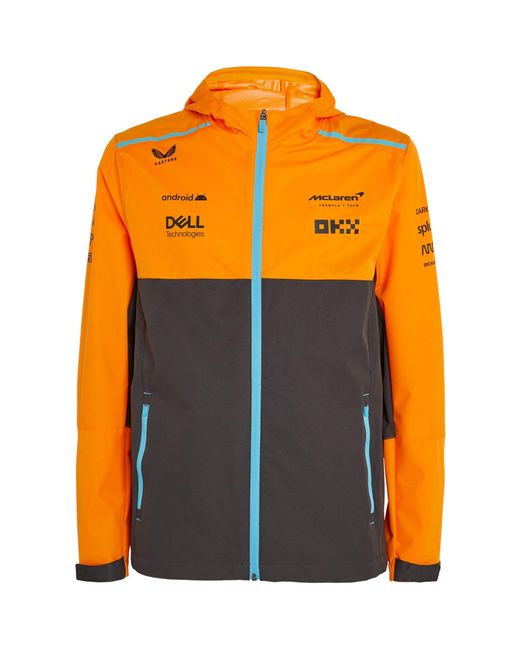 Castore Orange X Mclaren F1 Team Hooded Jacket for men
