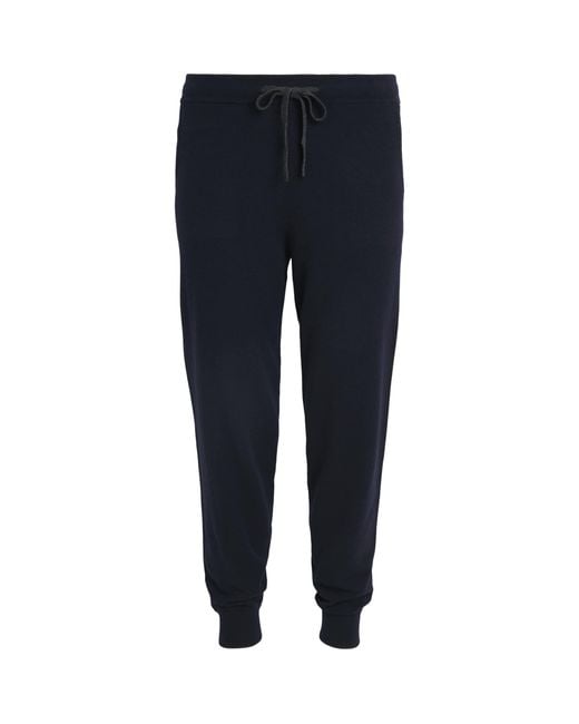 N.Peal Cashmere Blue Organic Cashmere Ladbroke Sweatpants for men